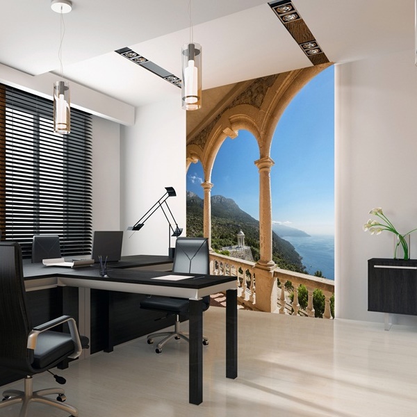 Interior decorado con Fotomural Mallorca Island 308