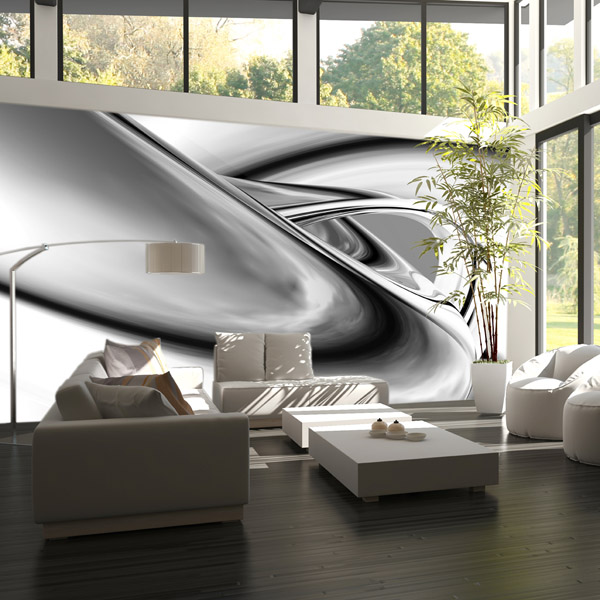 Interior decorado con Fotomural  METAL DRIFTING 193