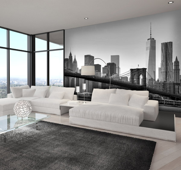 Interior decorado con Fotomural New York  149