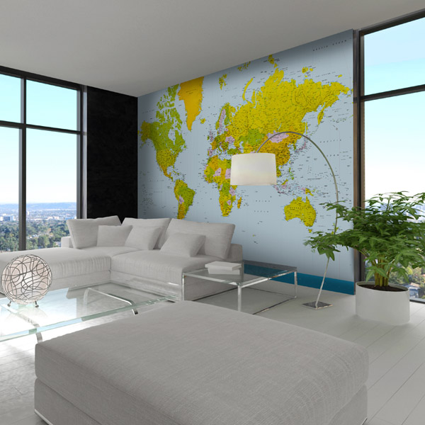 Fotomural Map of the World 152