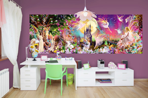 Interior decorado con Fotomural Fairyland 311