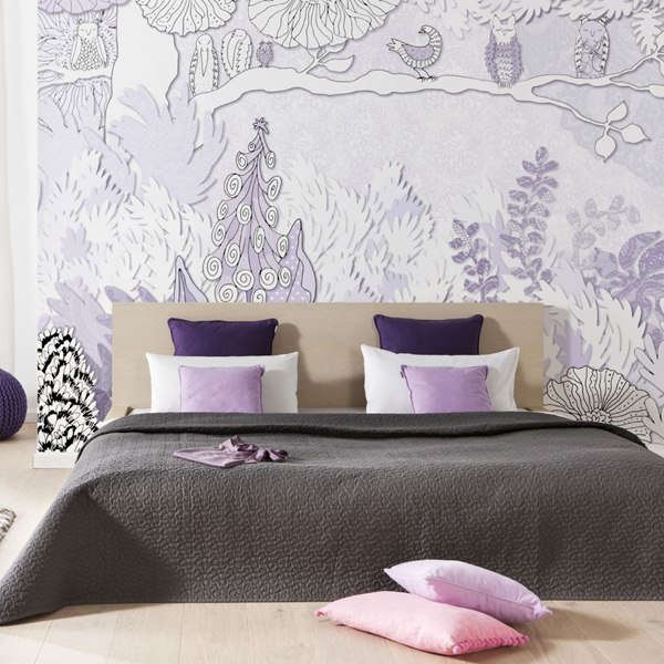 Interior decorado con Fotomural Dreaming V8-760