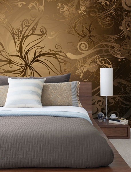 Interior decorado con Fotomural Gold 8NW-703