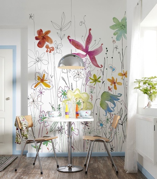 Interior decorado con Fotomural Joli XXL2-022