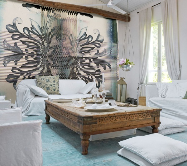 Interior decorado con Fotomural Tile XXL4-005