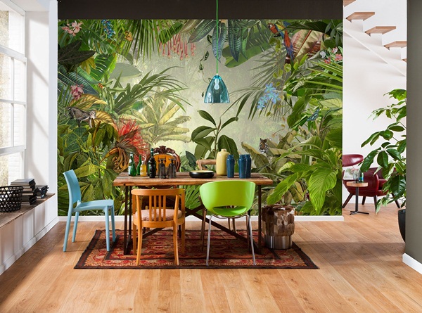 Interior decorado con Fotomural Into the Wild XXL4-031