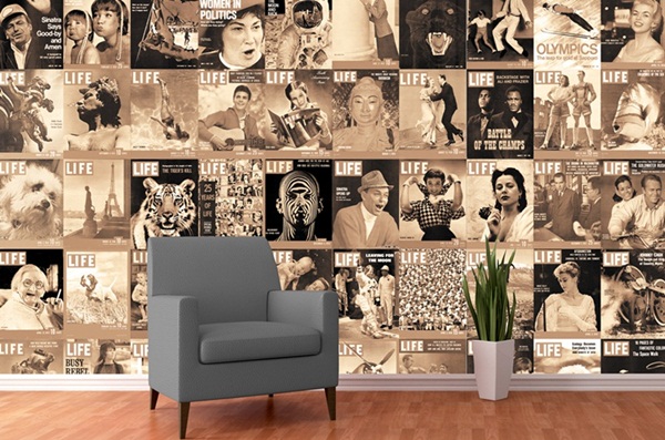 Fotomural Creative Collage Life Front